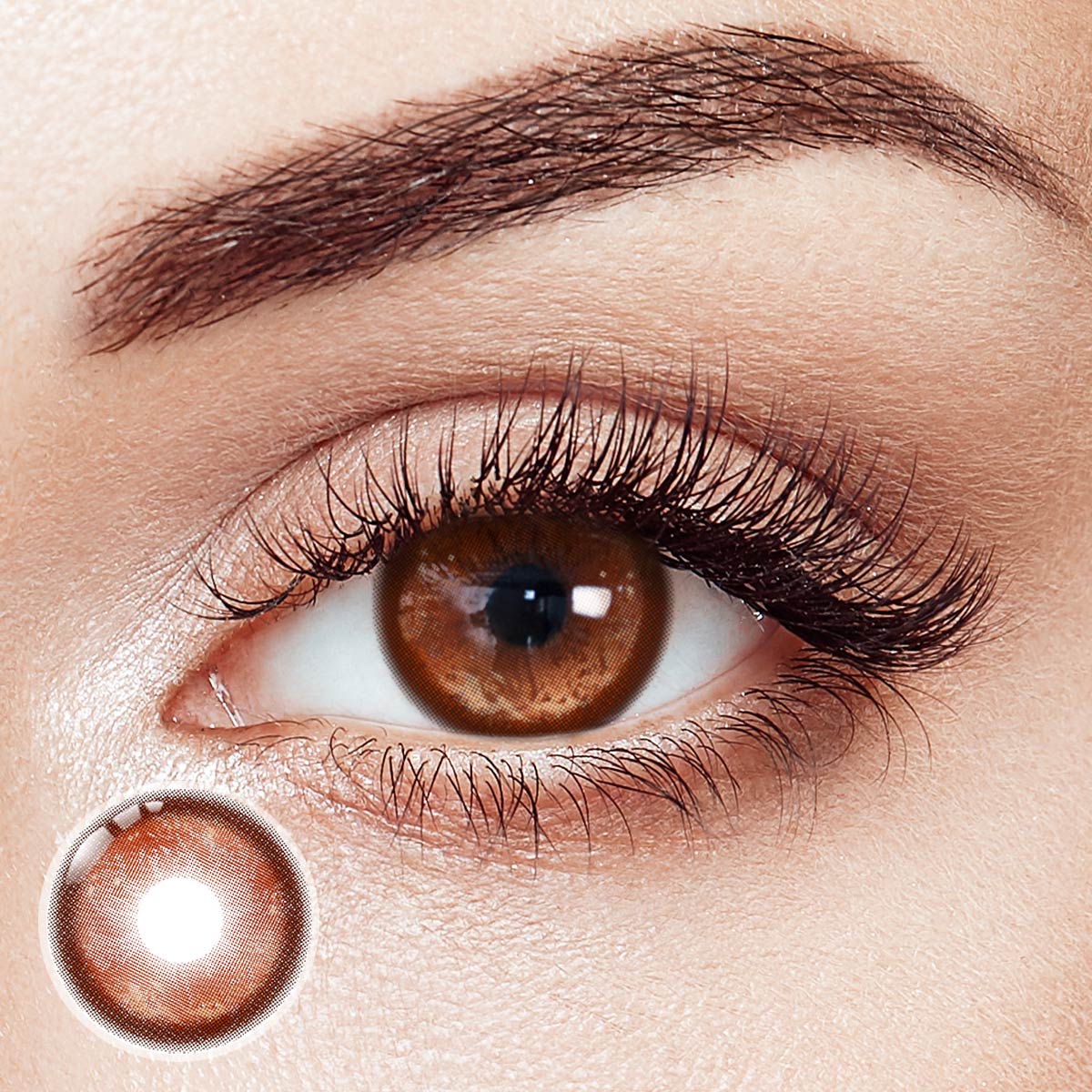 Thermo Aura Brown Prescription Yearly Contact Lenses | 2 Pcs