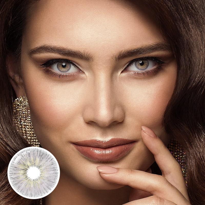 Angeles N Deep Gray Yearly Contact Lenses | 2 Pcs