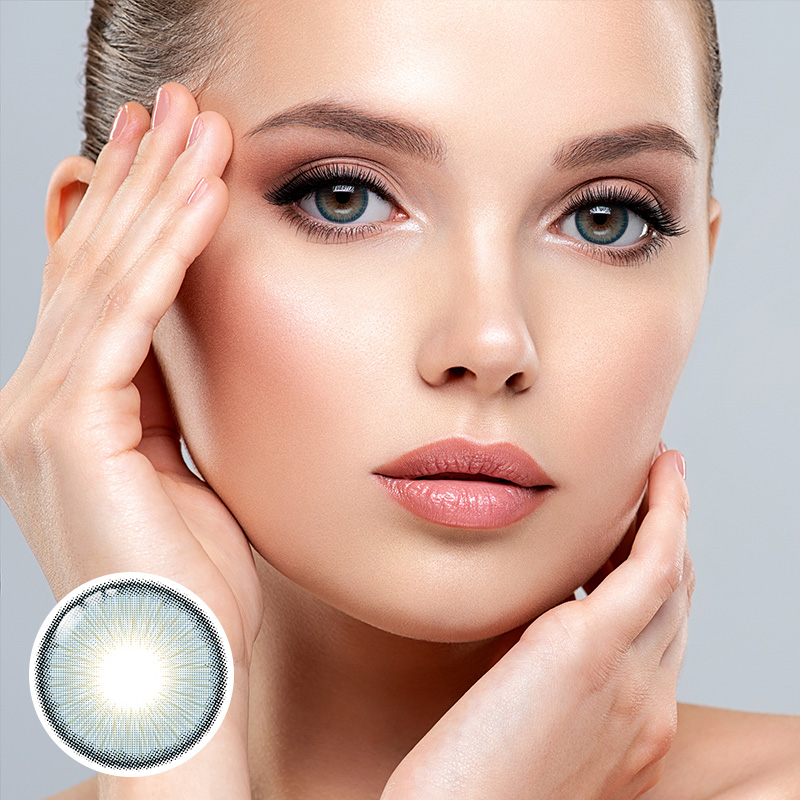 Graperry Blue Yearly Contact Lenses | 2 Pcs