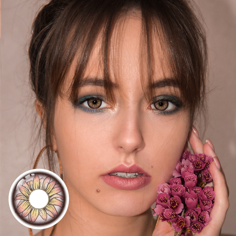 MoonDaisy Pink Prescription Yearly Contact Lenses | 2 Pcs