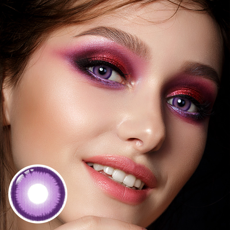 [Pre-Sale] HaloPop Purple 6 Months Contact Lenses | 2 Pcs