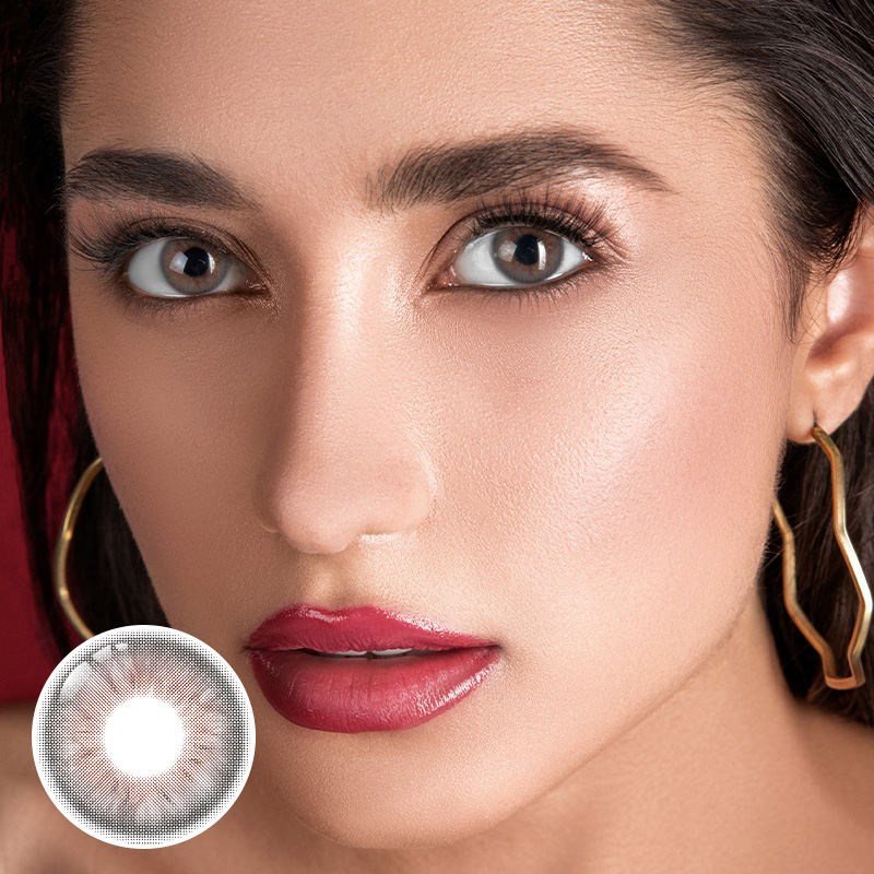 Early Autumn Gray Yearly Contact Lenses | 2 Pcs