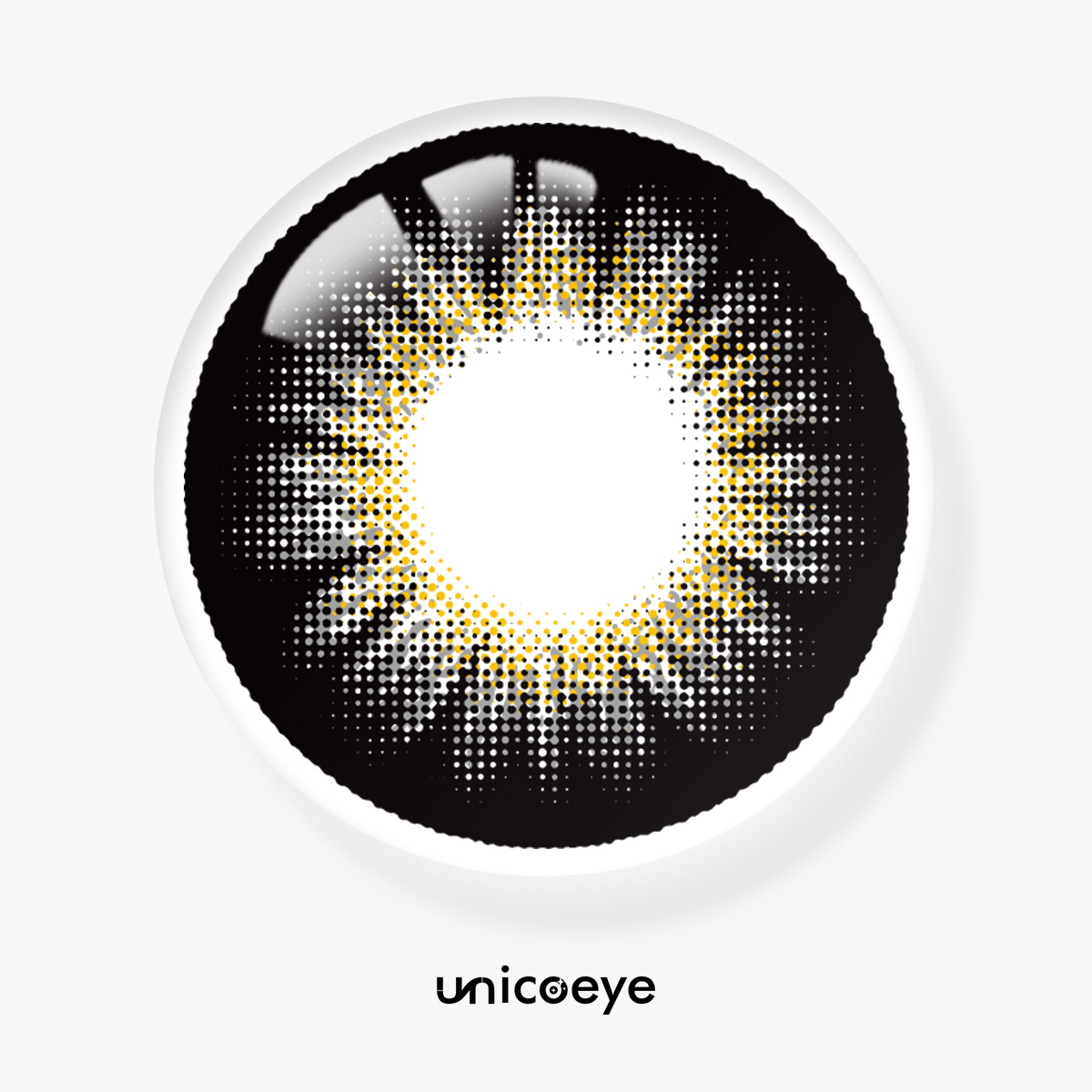 Lynx Black Yellow 6 Months Contact Lenses | 2 Pcs