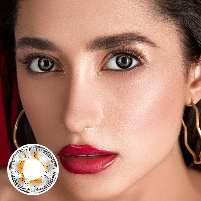 Lynx Black Yellow 6 Months Contact Lenses | 2 Pcs