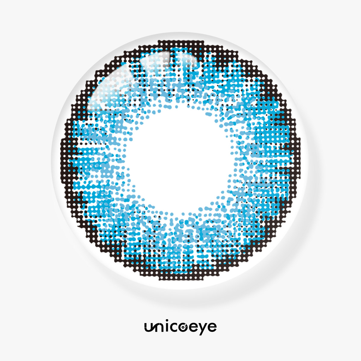 Glitch Blue 6 Months Contact Lenses | 2 Pcs