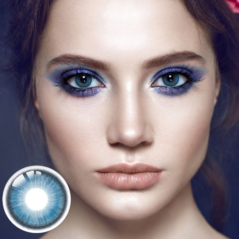 Frozen Tide Blue 6 Months Contact Lenses | 2 Pcs