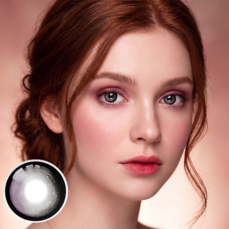 Galactic Nebula Girl Purple 6 Month Contact Lenses | 2 Pcs