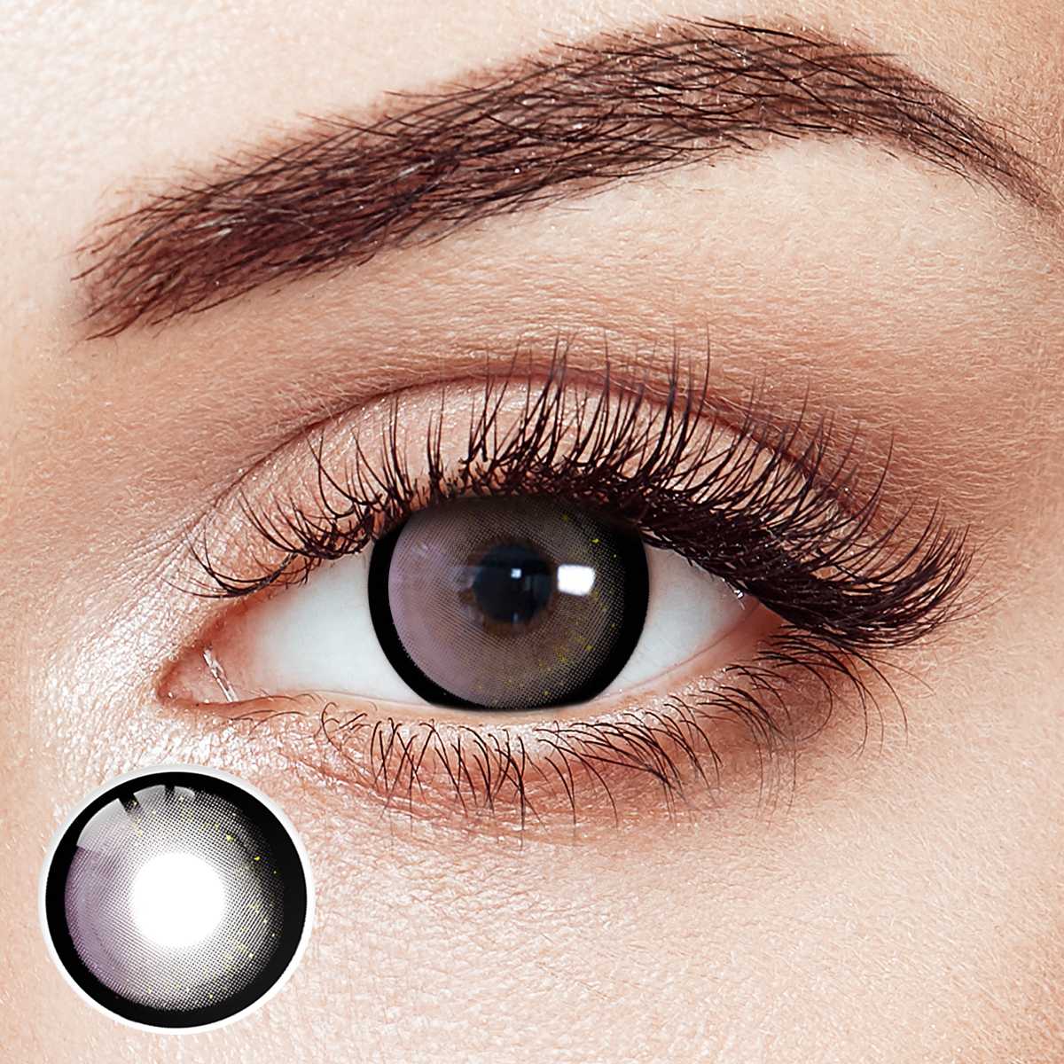 Galactic Nebula Girl Purple 6 Month Contact Lenses | 2 Pcs