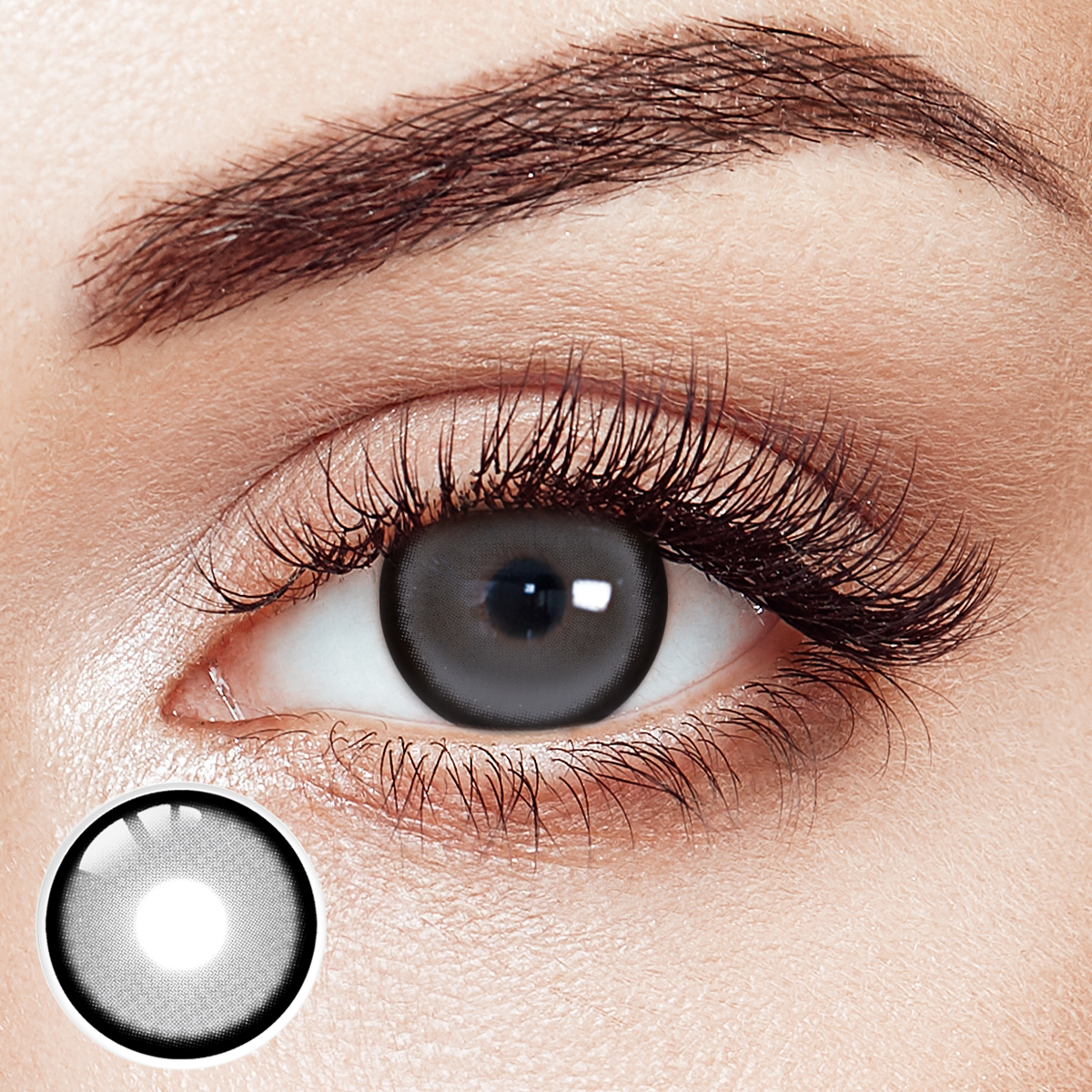 Midnight Doll Gray 6 Months Contact Lenses | 2 Pcs