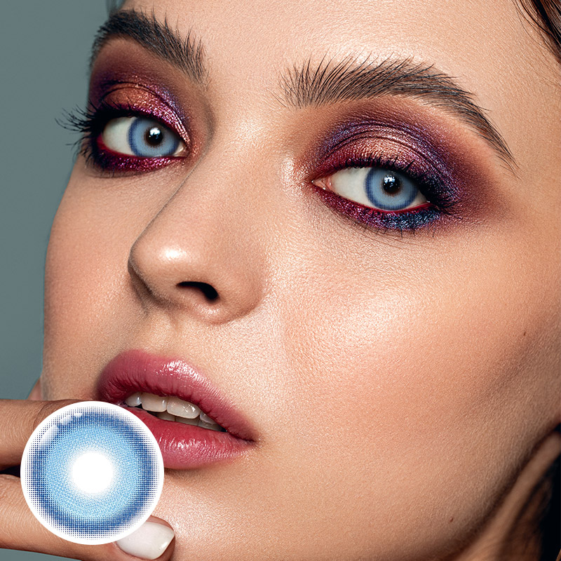 Sheen Blue Prescription 6 Months Contact Lenses | 2pcs