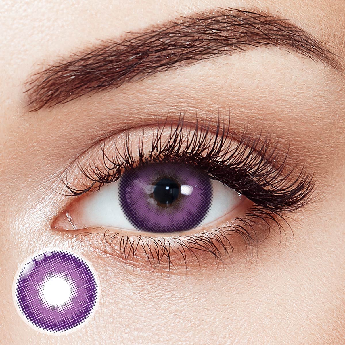 Zodiac Purple Prescription 6 Months Contact Lenses | 2pcs