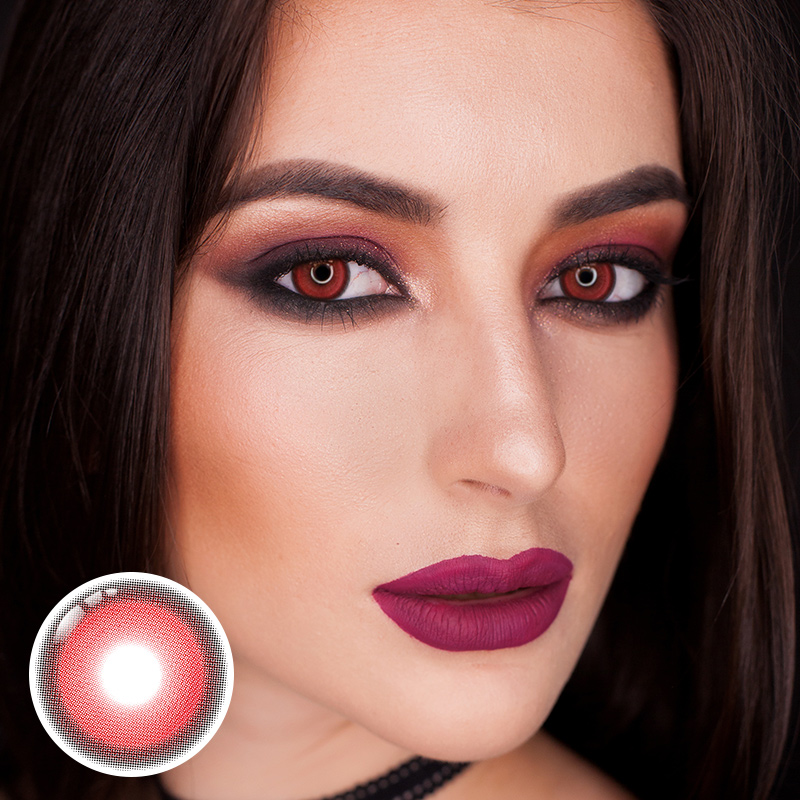 Claret Red Prescription 6 Months Contact Lenses | 2pcs