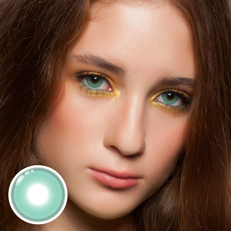 Drift Green Prescription Daily Contact Lenses | 2 Pcs