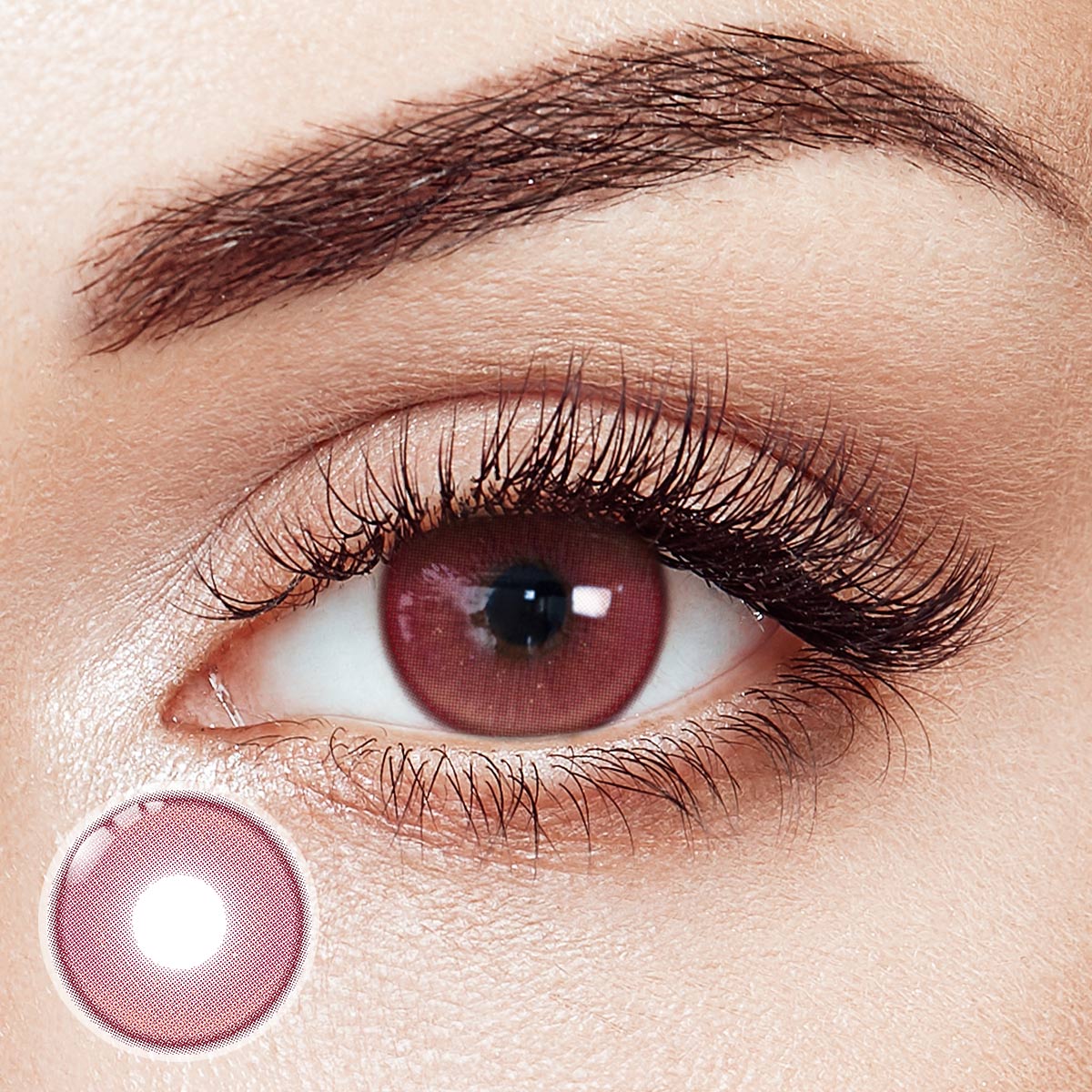 Sphere Red Prescription Daily Contact Lenses | 2 Pcs