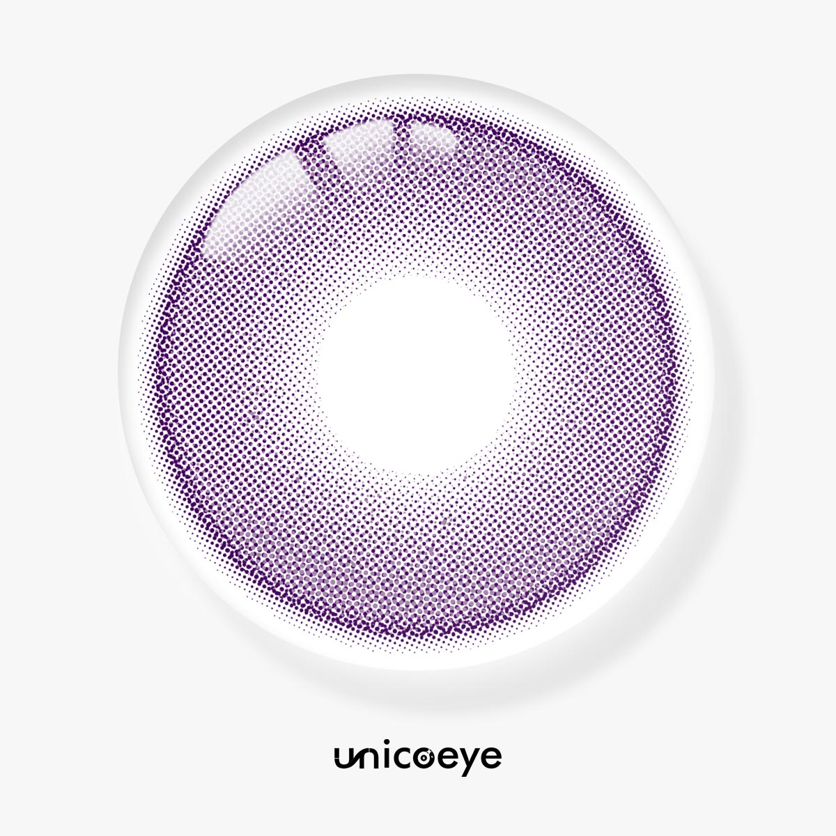 Sphere Purple Prescription Daily Contact Lenses | 2 Pcs