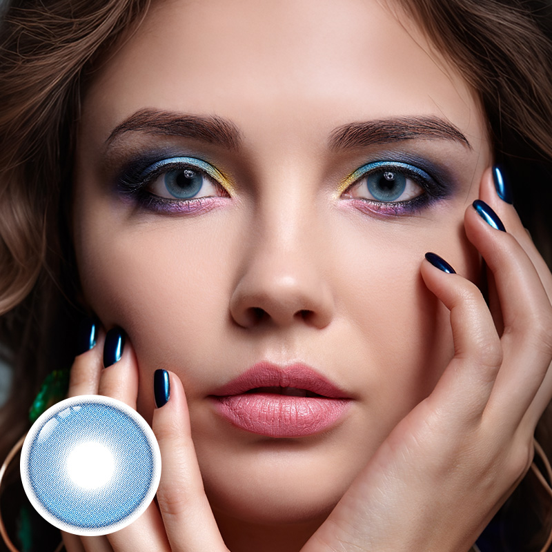 Sphere Blue Prescription Daily Contact Lenses | 2 Pcs