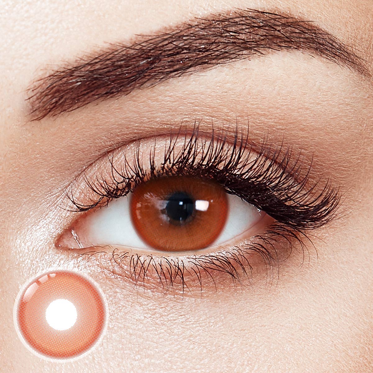 Corduroy Red Prescription Daily Contact Lenses | 2 Pcs