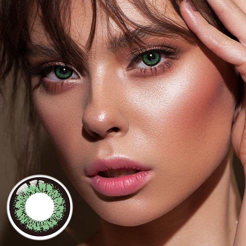 Meadow Green 6 Months Contact Lenses | 2 Pcs