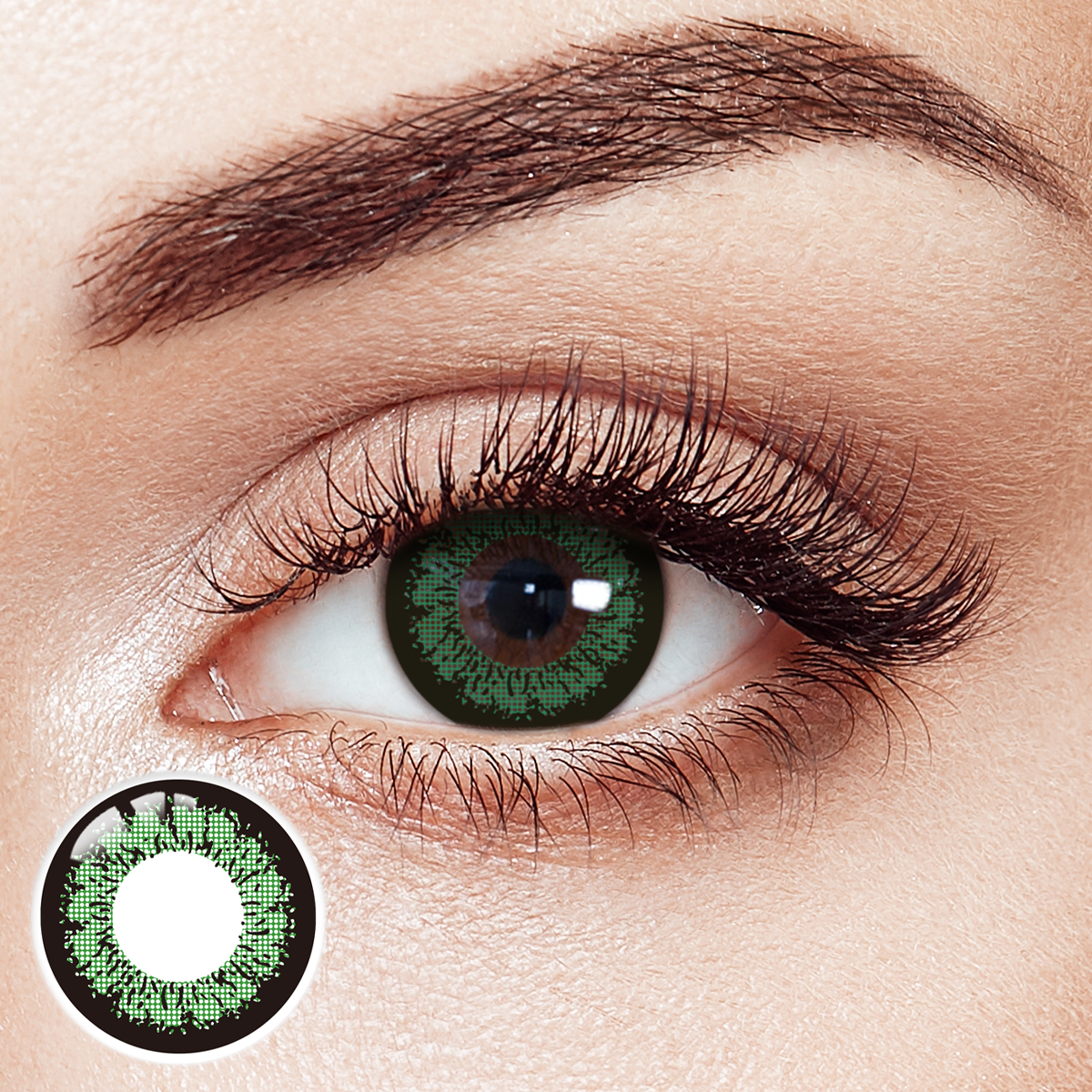 Meadow Green 6 Months Contact Lenses | 2 Pcs