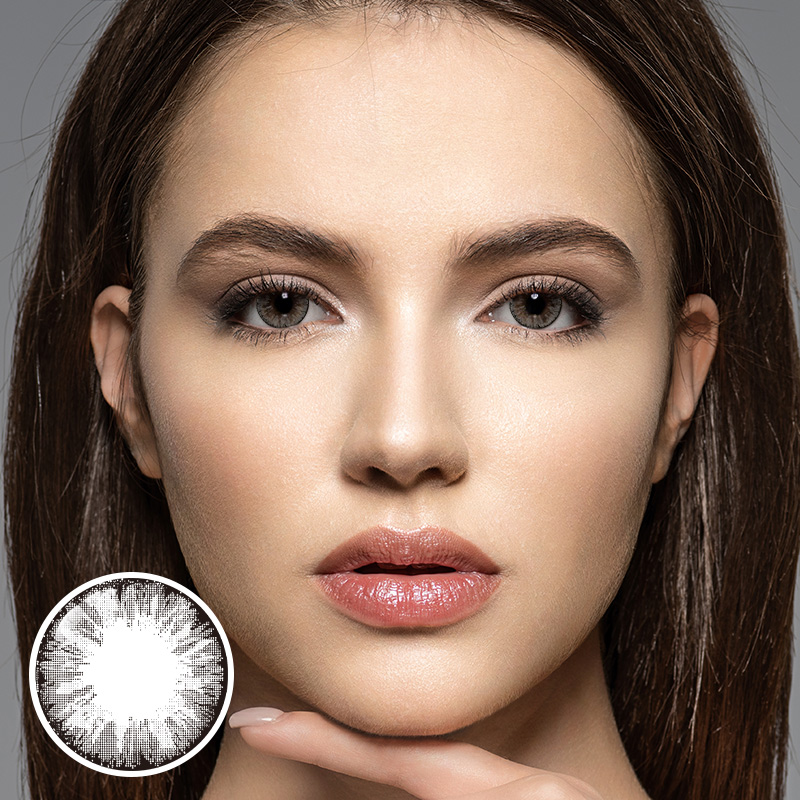 Glimmering Gray 6 Months Contact Lenses | 2 Pcs