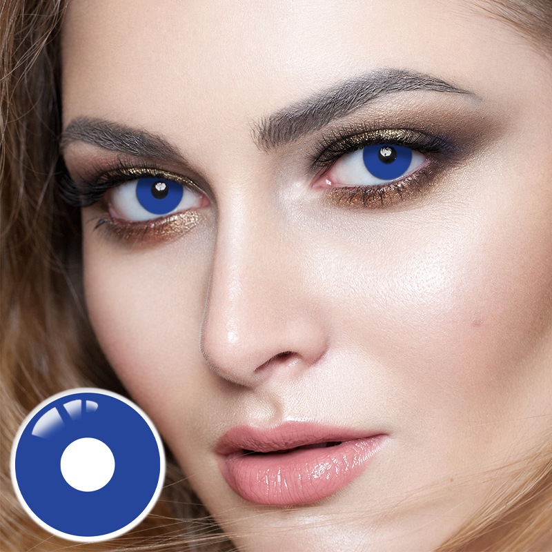 Haunted Blue Costume 6 Months Contact Lenses | 2 Pcs