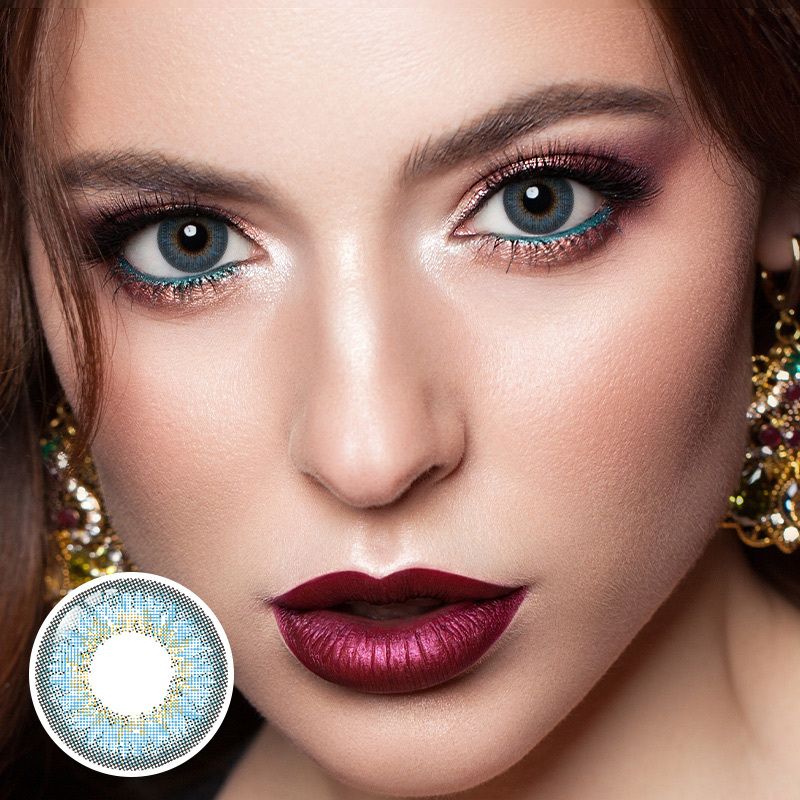 Galaxy Blur Blue 6 Months Contact Lenses | 2 Pcs