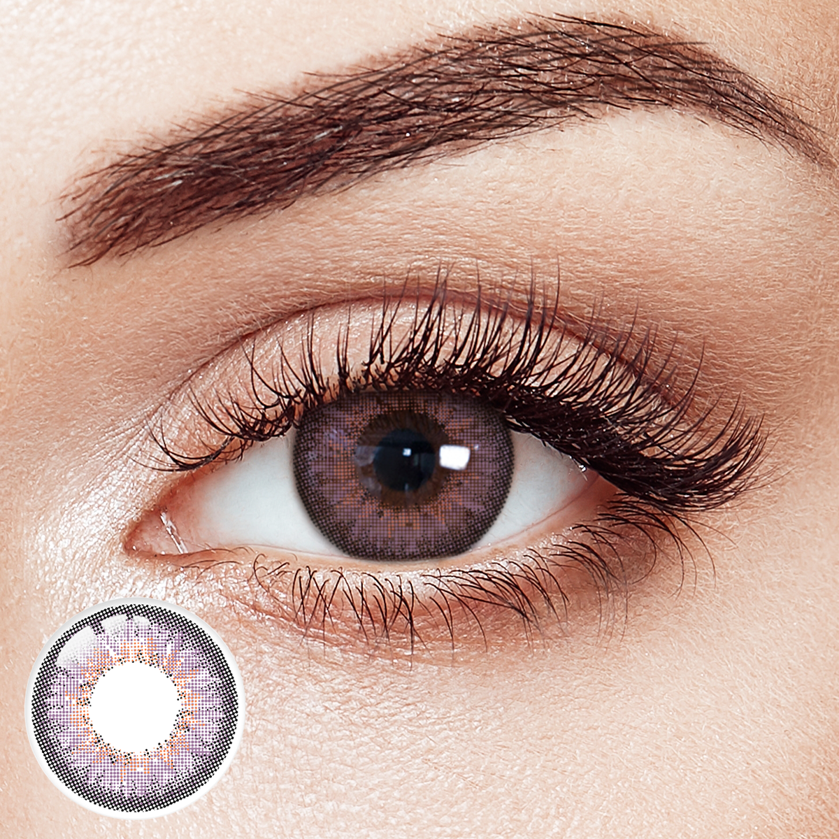 Galaxy Blur Purple 6 Months Contact Lenses | 2 Pcs
