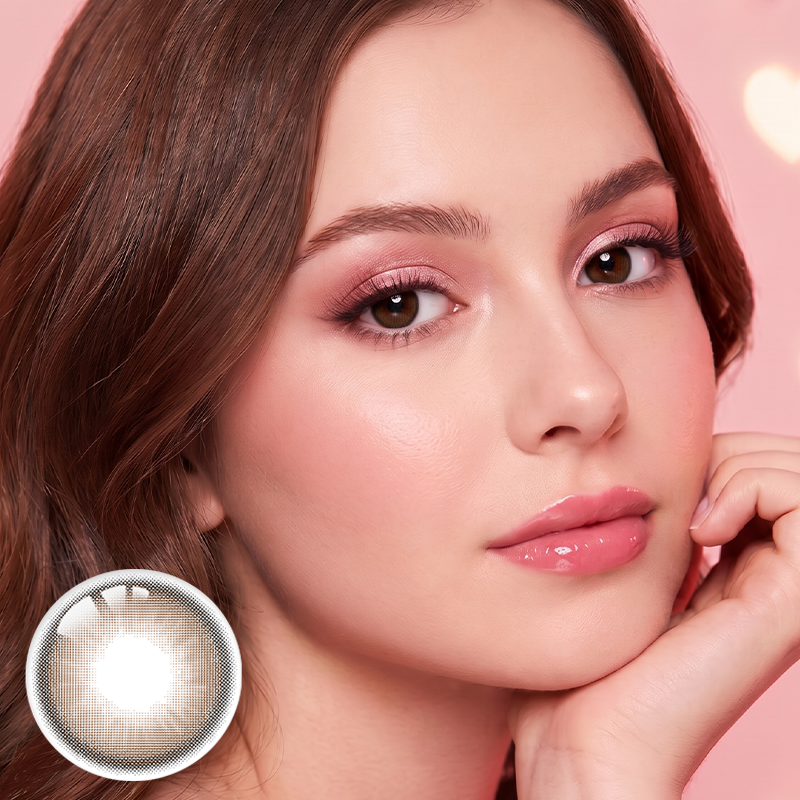 Latte Brown 6 Months Contact Lenses | 2 Pcs