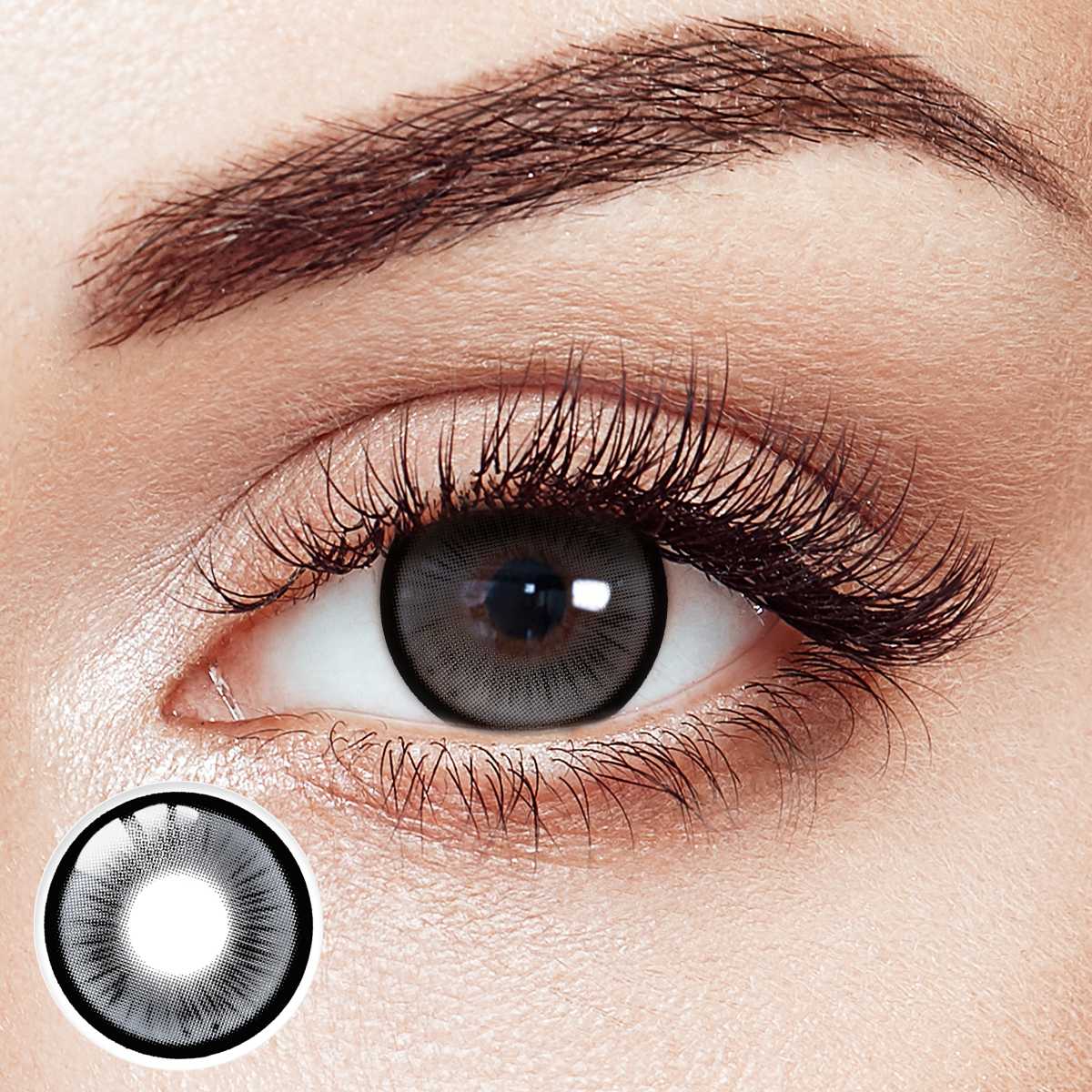 Oreo Gray 6 Month Contact Lenses | 2 Pcs