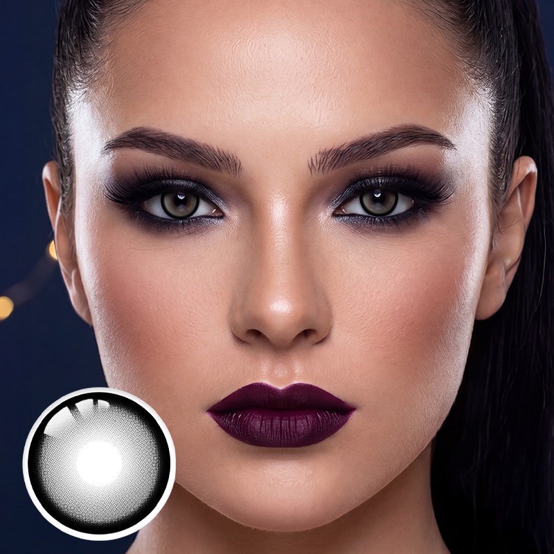 Ethereal Cosmos Gray 6 Month Contact Lenses | 2 Pcs