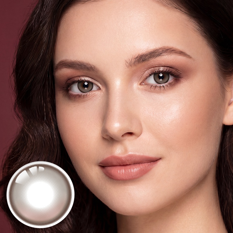 Amber Vortex Brown 6 Months Contact Lenses | 2 Pcs