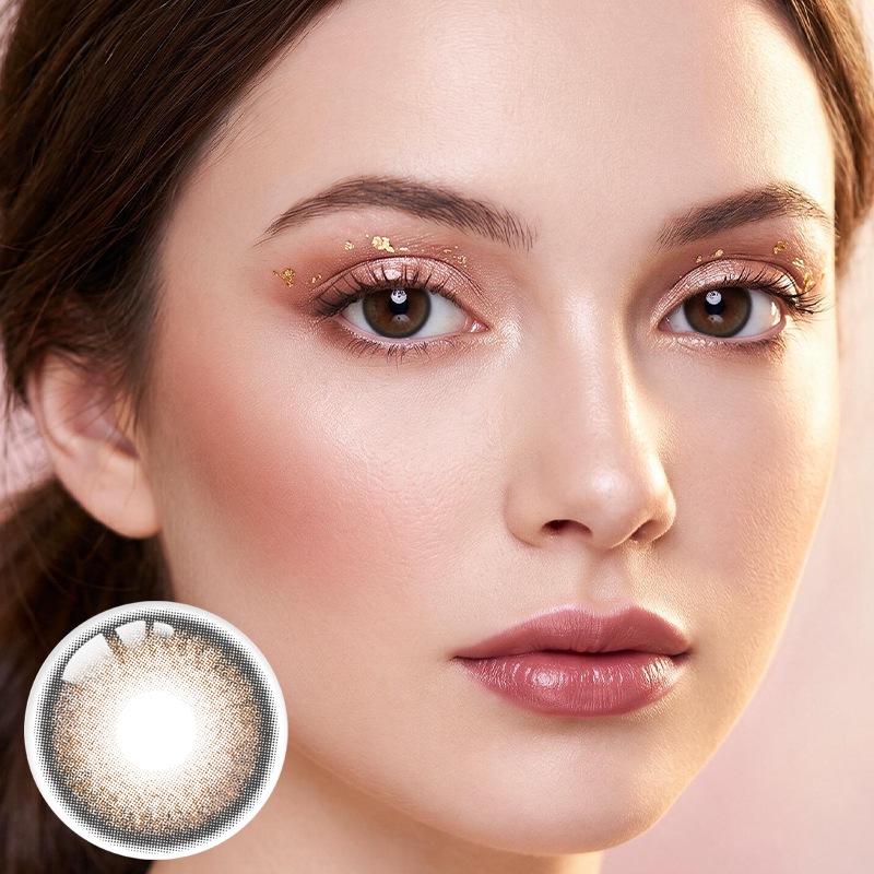 Lavender Haze Brown 6 Months Contact Lenses | 2 Pcs