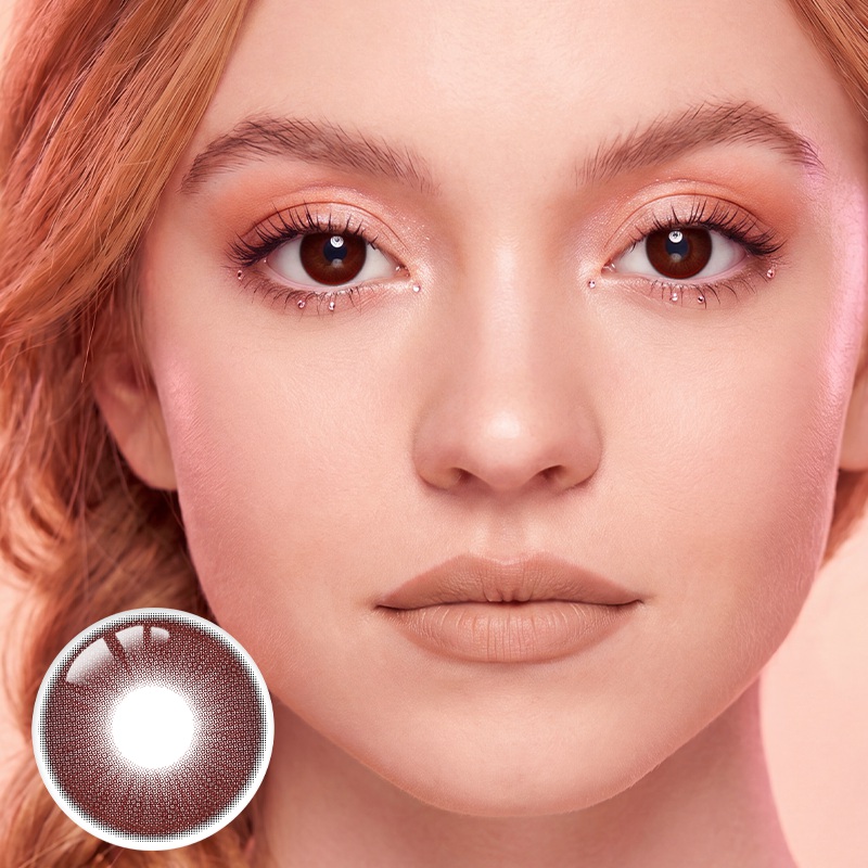 Clover Mist Red 6 Months Contact Lenses | 2 Pcs