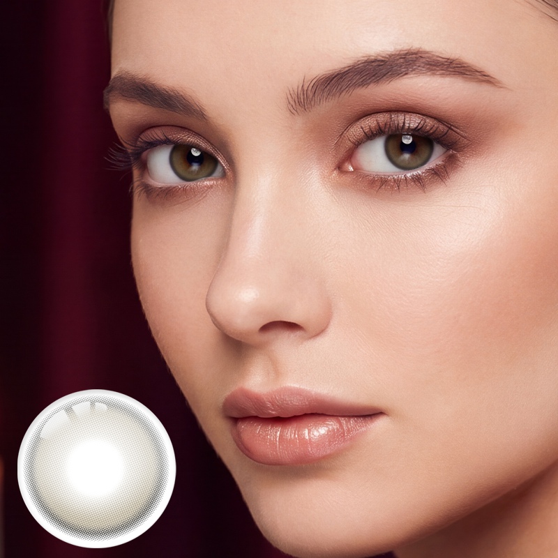 Comic Haze Green Monthly Contact Lenses | 2 Pcs