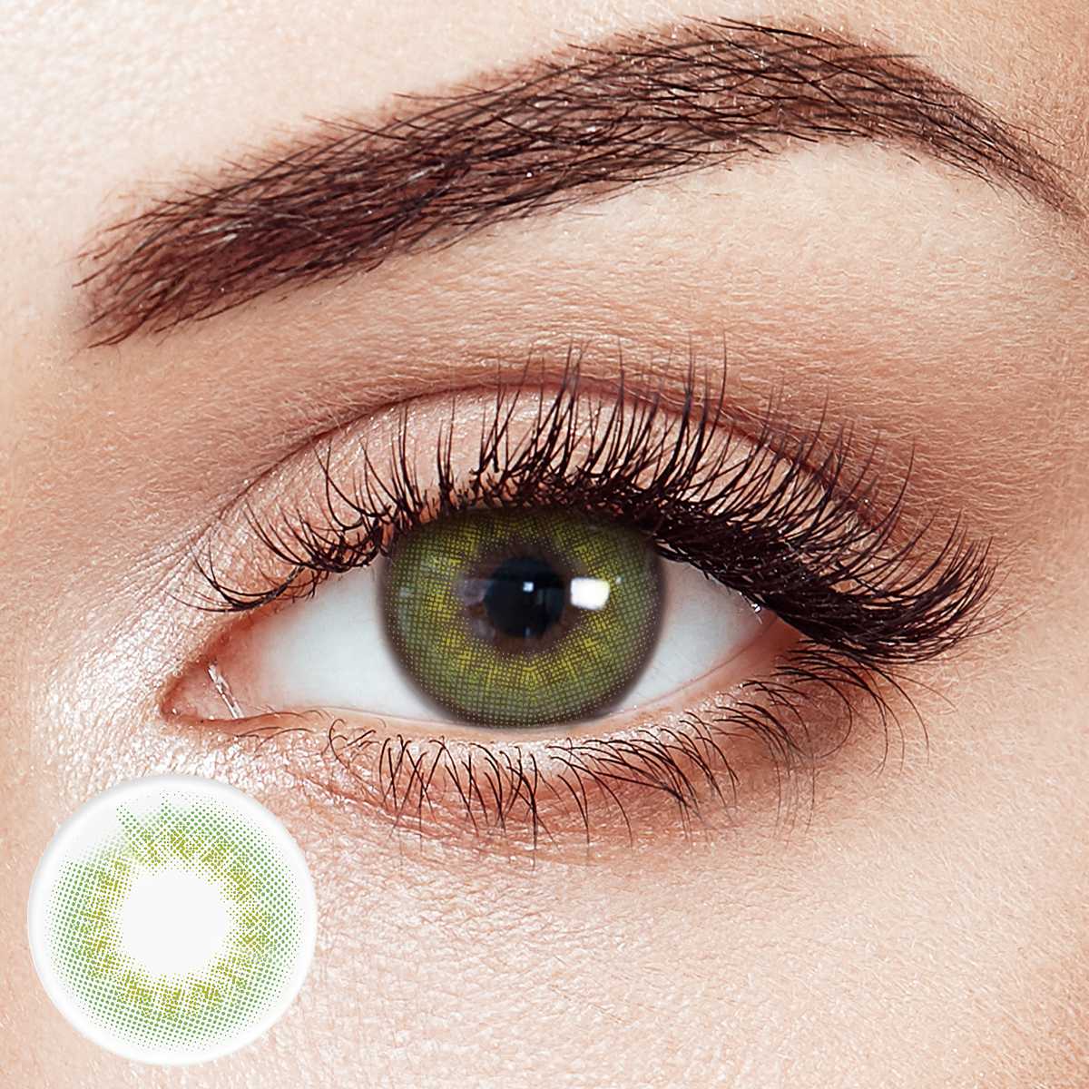 Catrii Olive 6 Months Contact Lenses | 2 Pcs