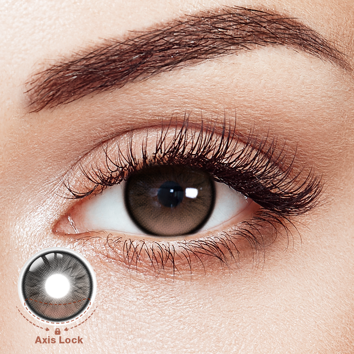 Lume Brown Prescription Yearly Contact Lenses | 2 Pcs