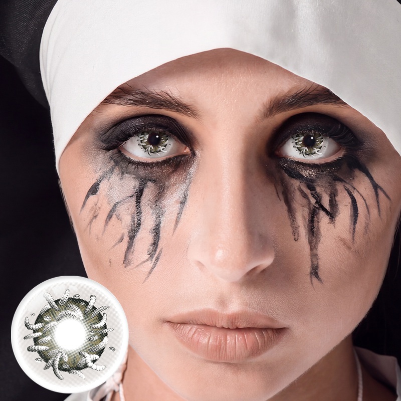 Vermis Green Costume Yearly Contact Lenses | 2 Pcs