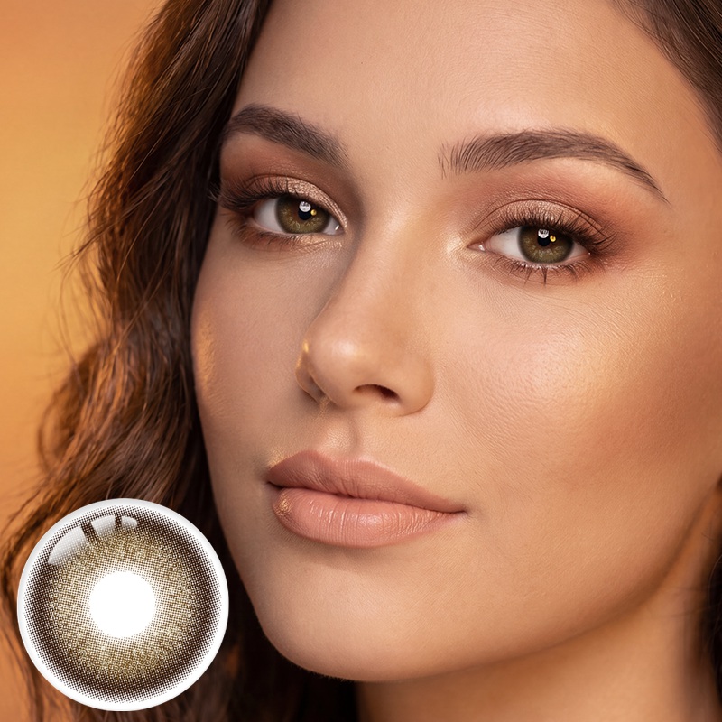 Puffstar Brown Prescription Yearly Contact Lenses | 2 Pcs