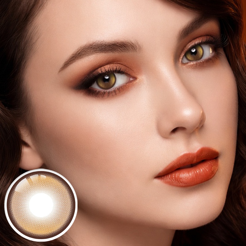 Honey Bear Brown Prescription 6 Month Contact Lenses | 2 Pcs