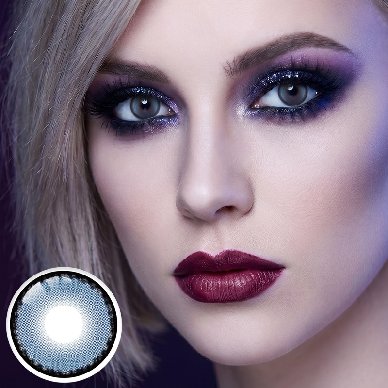 Azure Star Blue Prescription 6 Months Contact Lenses | 2 Pcs
