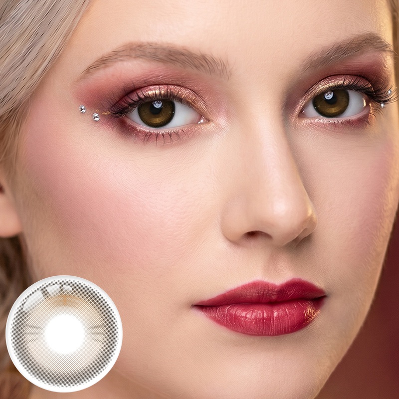 Soft Mocha Brown Prescription 6 Months Contact Lenses | 2pcs