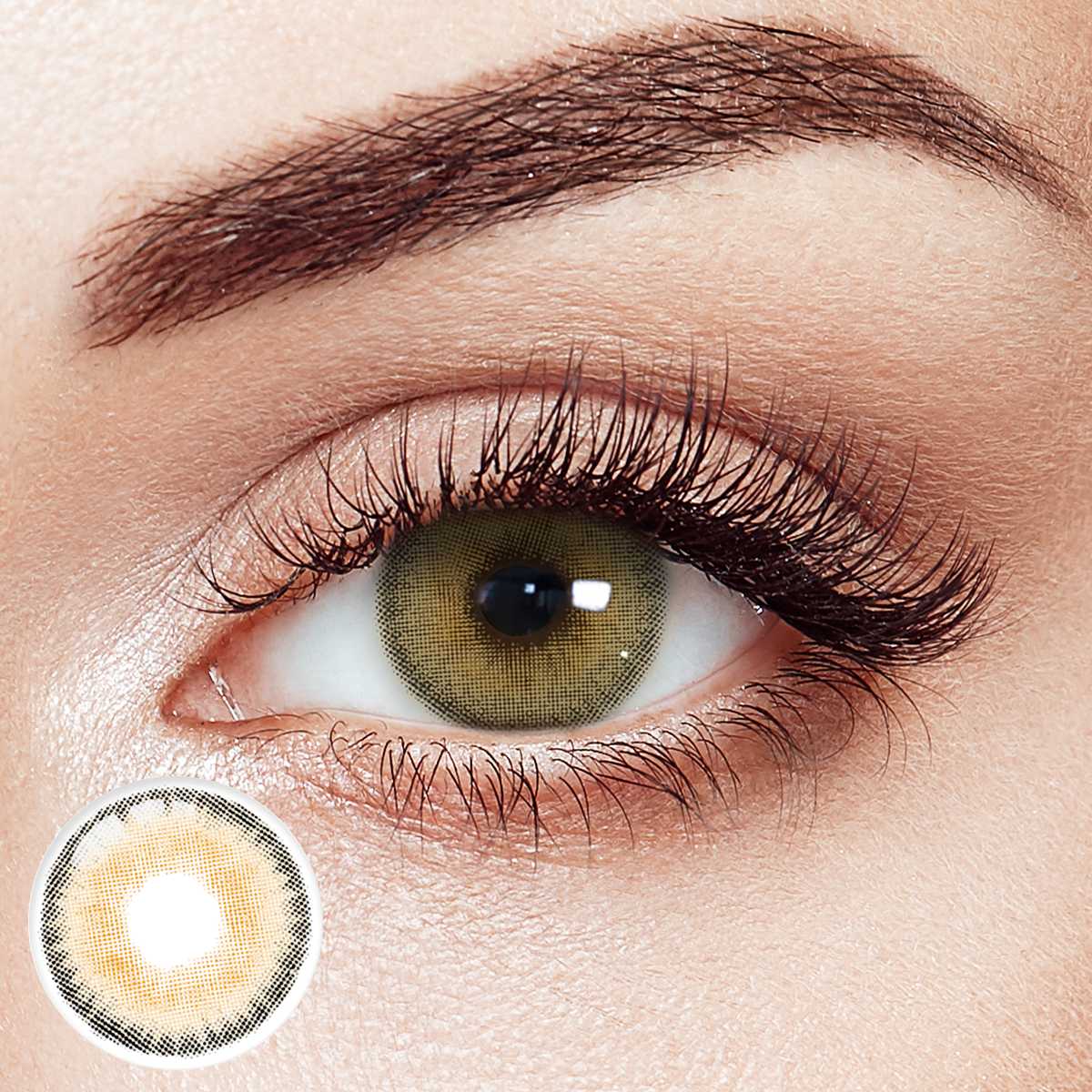 Velvet Cocoa Brown Yearly Contact Lenses | 2 Pcs