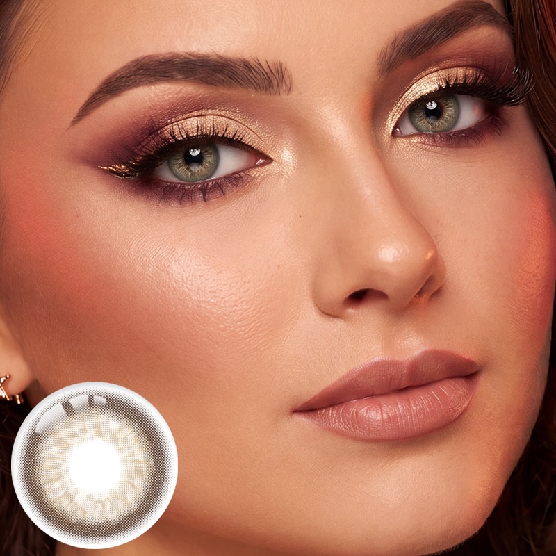 Mushroom Luna Light Brown 6 Months Contact Lenses | 2 Pcs