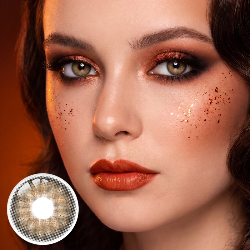 Taupe Eclipse Brown 6 Months Contact Lenses | 2 Pcs
