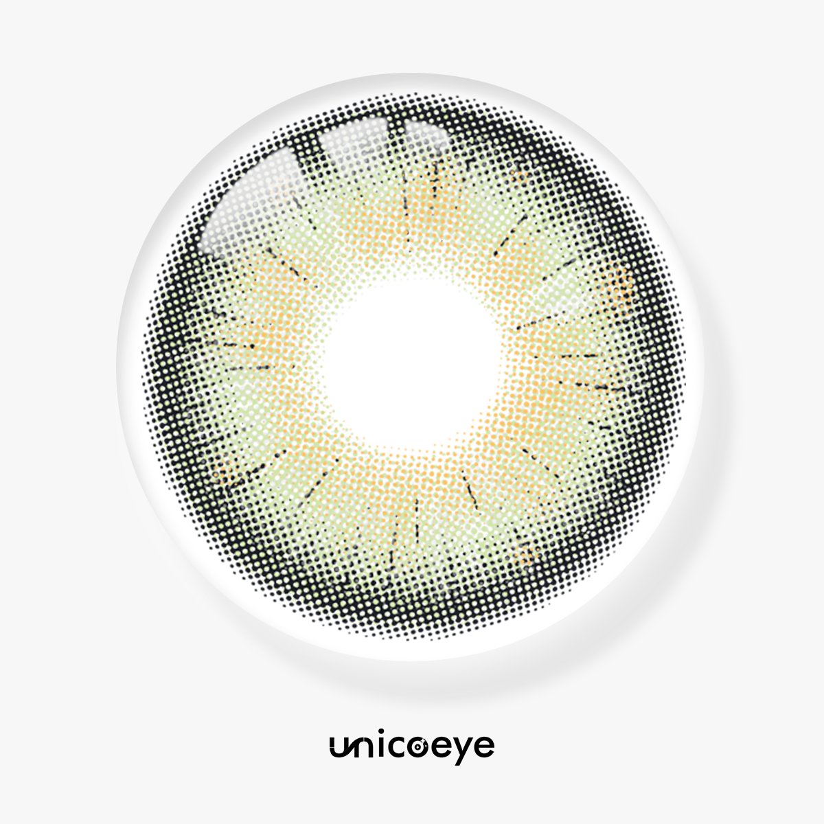 Olive Eclipse Light Green 6 Months Contact Lenses | 2 Pcs