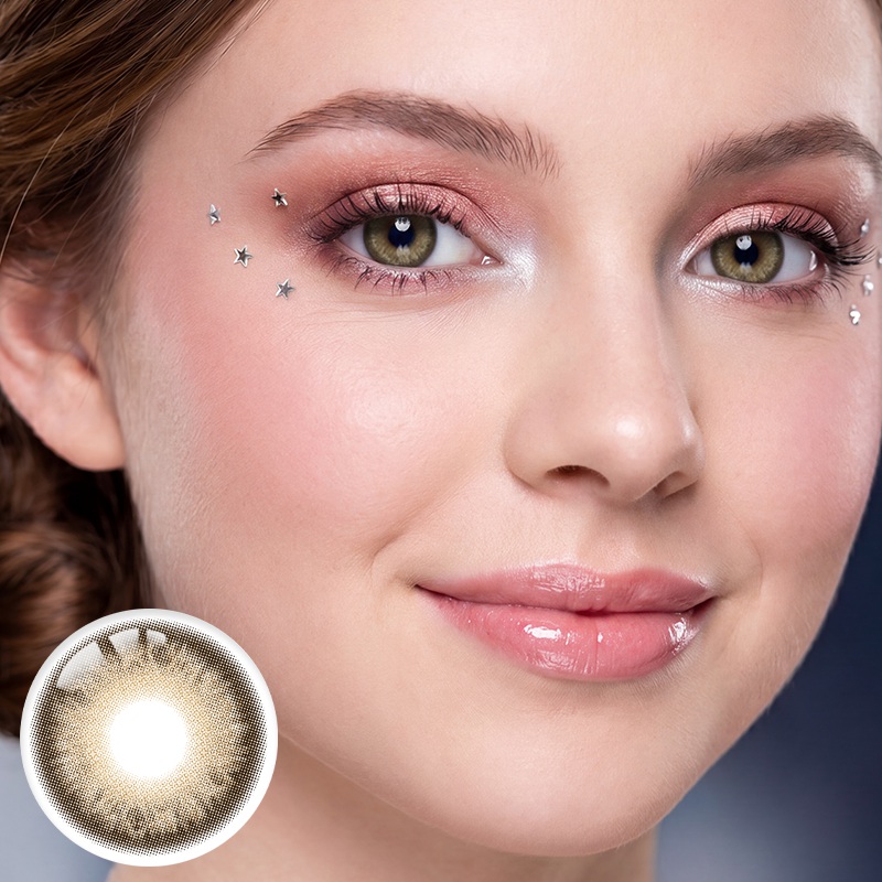Amber Silk Light Brown 6 Months Contact Lenses | 2 Pcs