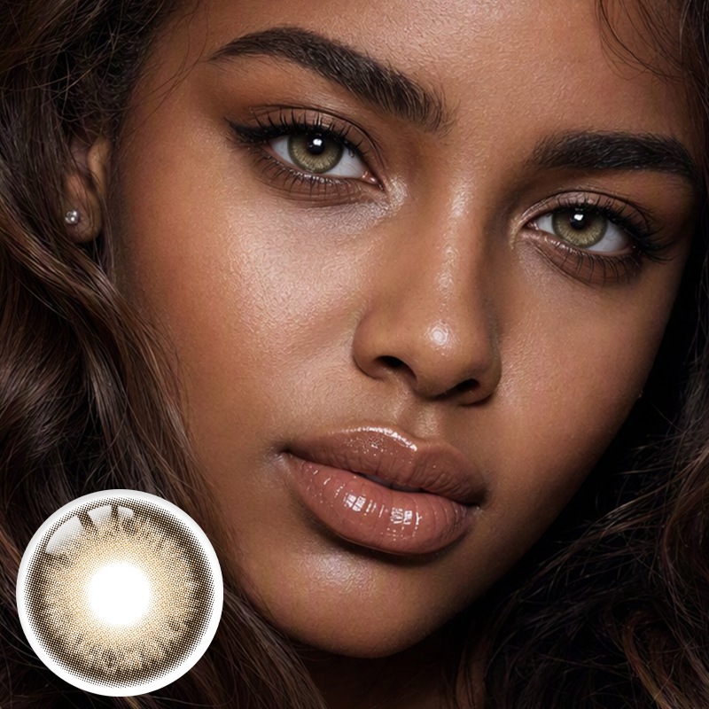 Amber Silk Light Brown 6 Months Contact Lenses | 2 Pcs
