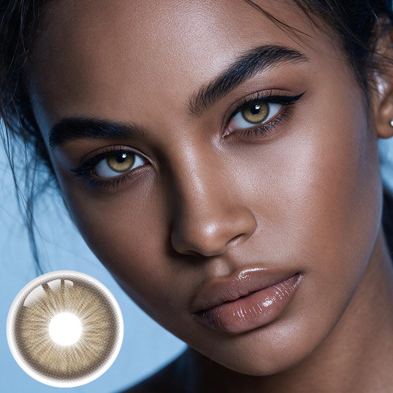 Najia Brown 6 Months Contact Lenses | 2 Pcs