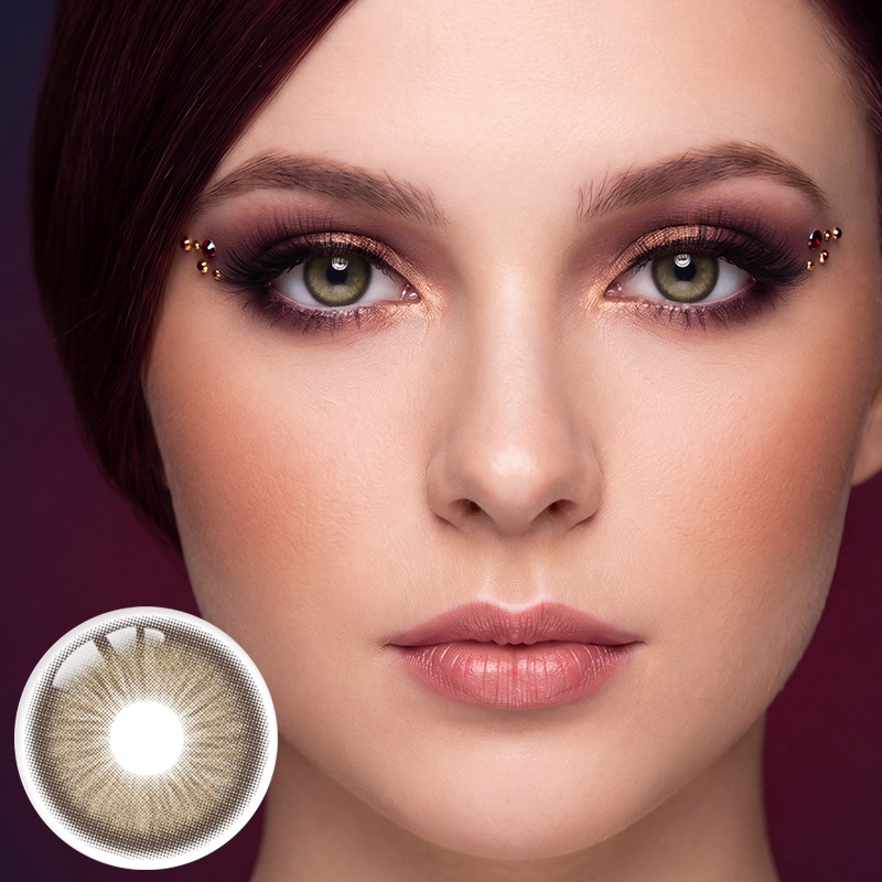 Najia Brown 6 Months Contact Lenses | 2 Pcs