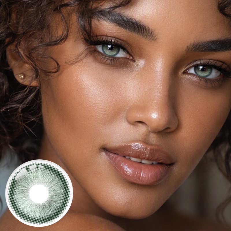 Najia Green 6 Months Contact Lenses | 2 Pcs